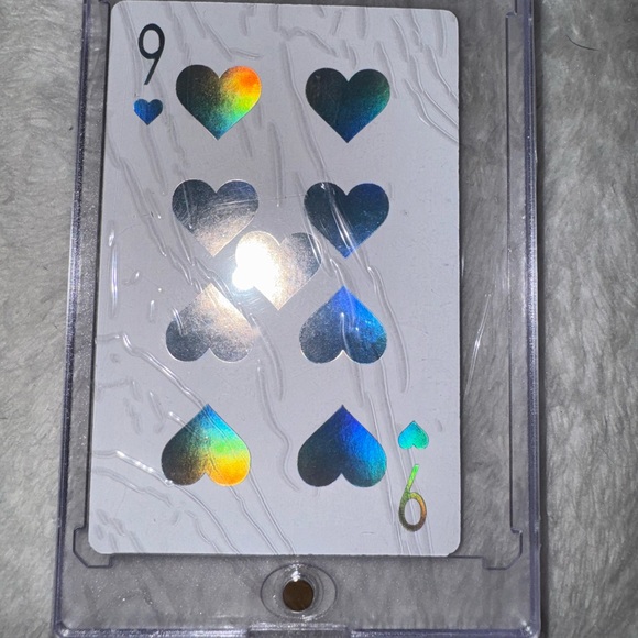 Dior Accessories - Dior JOY Playing Card in Clear Case 9 of hearts